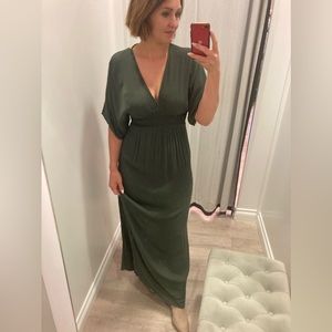 Olive maxi dress